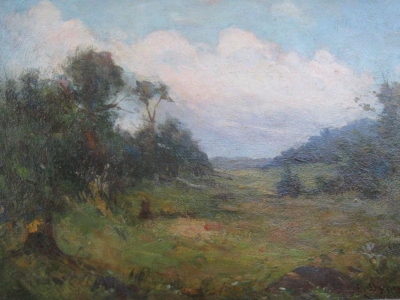Creator:Edmond Dyonnet A forest meadow Spain oil painting art